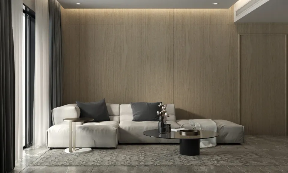 Modern cozy living room